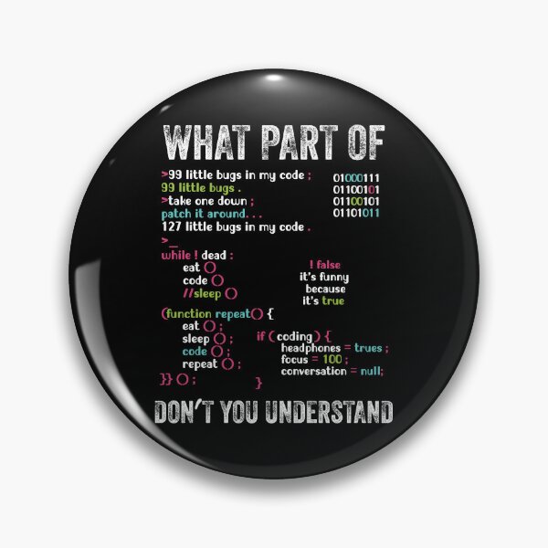 Item preview, What Part Of Don't You Understand Computer Science Lovers designed and sold by ScienceCorner.