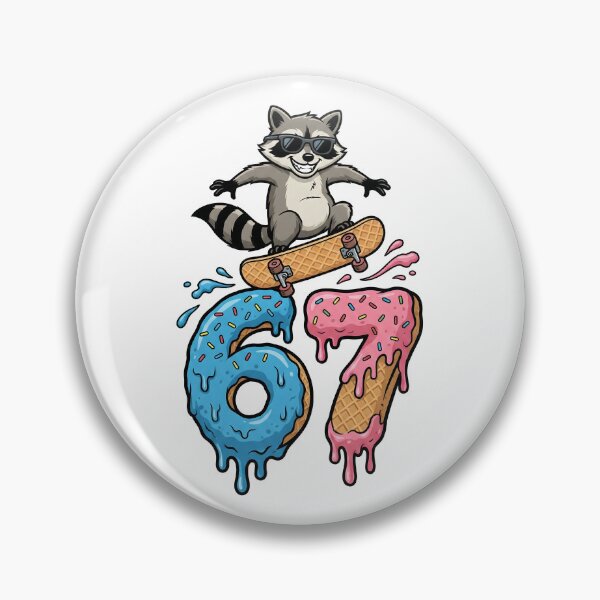 Item preview, 67 Raccoon Skater Six Seven 6 7 Meme designed and sold by Leonardo Palumbo.