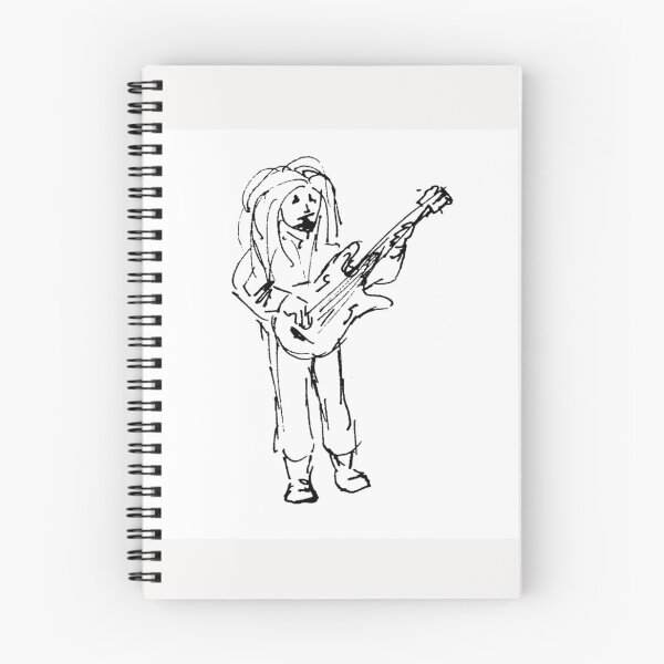 Item preview,  The Bass Player - The Bevilaqua original Ink  designed and sold by Helios Be. Lavsh.