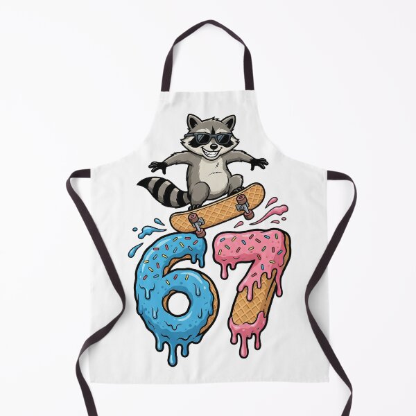 Item preview, 67 Raccoon Skater Six Seven 6 7 Meme designed and sold by Leonardo Palumbo.