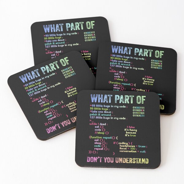 Item preview, What Part Of Don't You Understand Computer Science Lovers designed and sold by ScienceCorner.