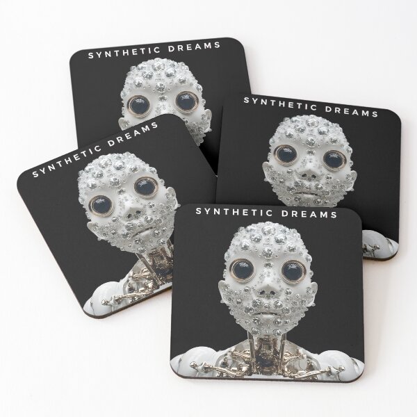 Item preview, Synthetic Dreams Diamond Encrusted Android Portrait designed and sold by AbcDigs Studio.