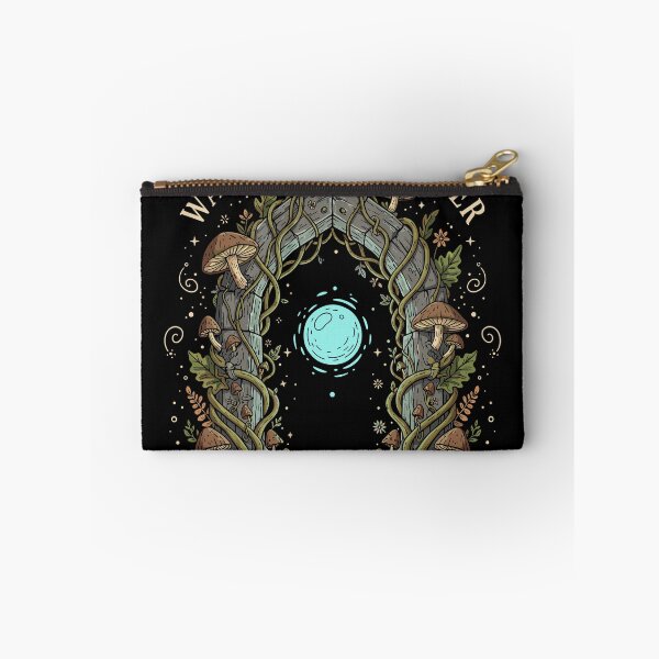 Item preview, Wander Into Wonder – Forest Portal With Mushrooms and Moon designed and sold by MoonrootStudio.