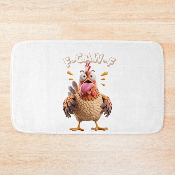 Item preview, F-CAW-F crazy  Chicken pun cursing funny designed and sold by w66aboo.