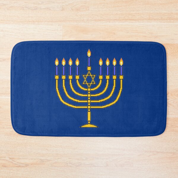 Item preview, 8-bit Hanukkah Menorah designed and sold by IORS.