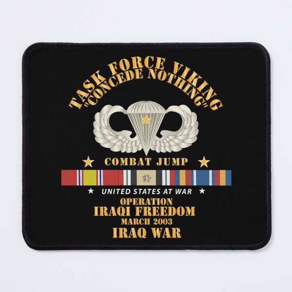 Item preview, SOF - Combat Jump - TF VIking - Concede Nothing - OIF - Iraq w SVC X 300 designed and sold by Military Insignia Products.