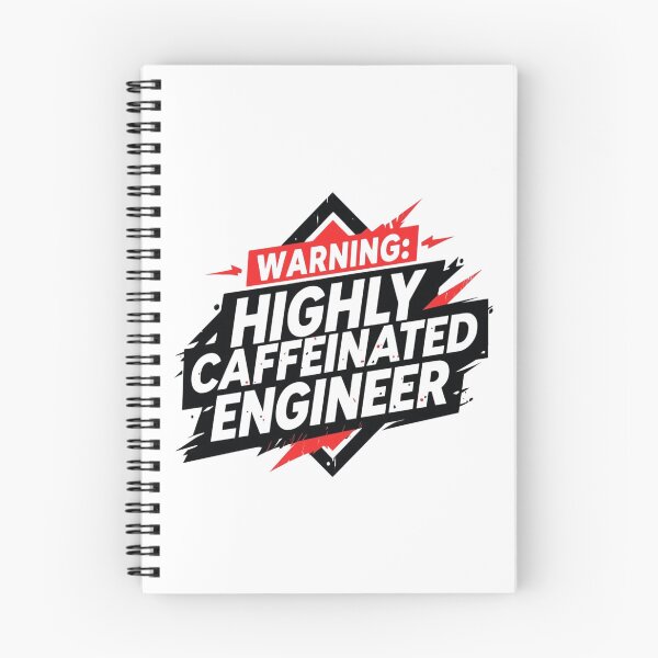 Item preview, Warning: Highly Caffeinated Engineer- coffee loverful design- Caffeine engineers  designed and sold by Happyhoo1.