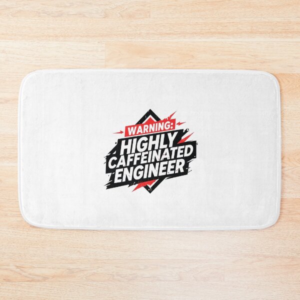 Item preview, Warning: Highly Caffeinated Engineer- coffee loverful design- Caffeine engineers  designed and sold by Happyhoo1.