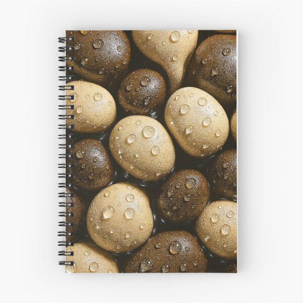 Item preview, Gold Brown Pebble Texture With Glossy Water Droplets designed and sold by Eric’s Creative Corner.