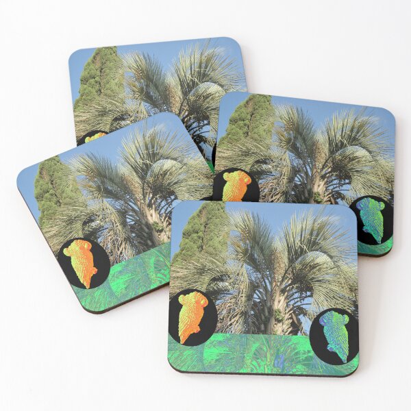 Item preview, Palm tree and parrots designed and sold by Kacharava.