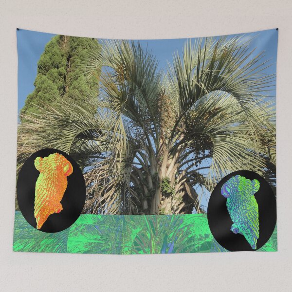 Item preview, Palm tree and parrots designed and sold by Kacharava.