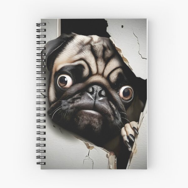 Item preview, Wall Breaker Pug designed and sold by Cats and Other Things.