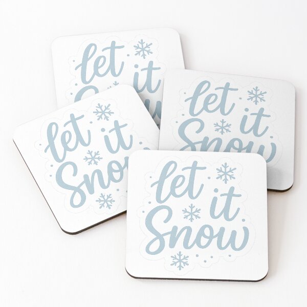 Item preview, Let It Snow Winter Wonderland Design designed and sold by Trendy Sticker & Merch Collection - Express Yourself.