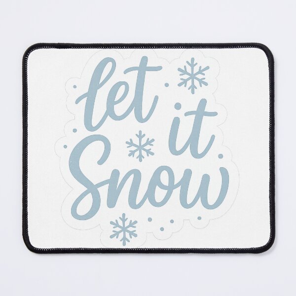 Item preview, Let It Snow Winter Wonderland Design designed and sold by Trendy Sticker & Merch Collection - Express Yourself.