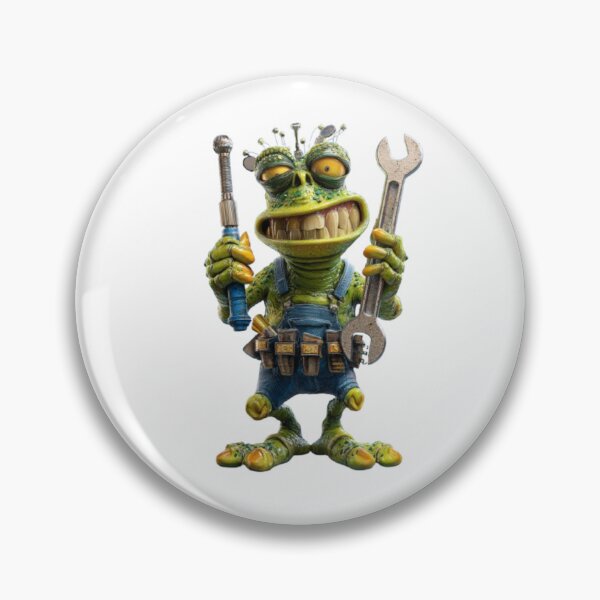 Item preview, Green Monster Mechanic designed and sold by AlexLineArt.