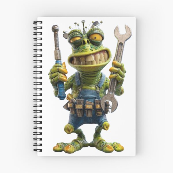 Item preview, Green Monster Mechanic designed and sold by AlexLineArt.
