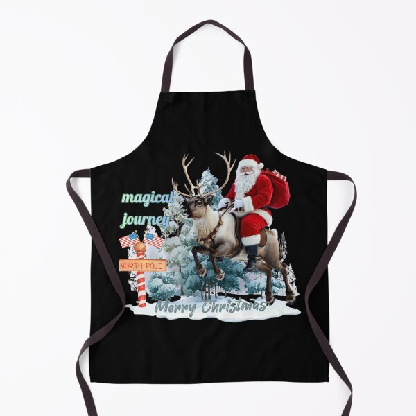 Item preview, Santa Claus and magical reindeer,Santa Claus on his way to the USA designed and sold by OLYUS.
