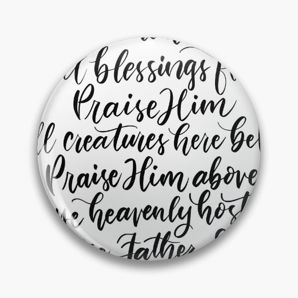 Item preview, Doxology: Praise God From Whom All Blessings Flow designed and sold by BeBlessedPrayer!.
