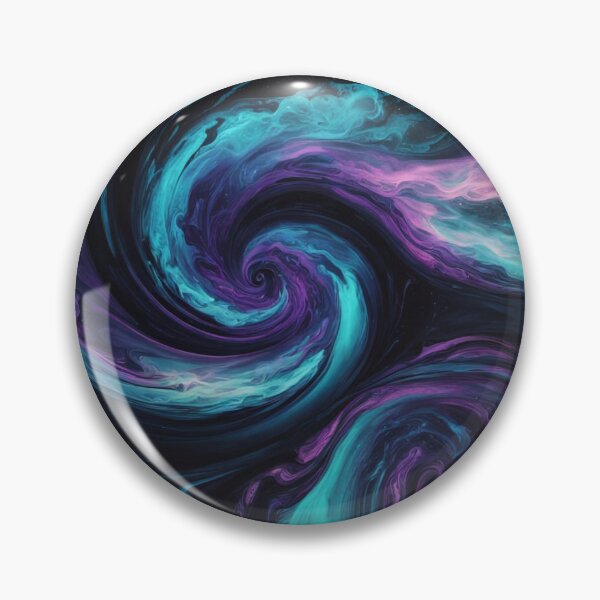 Item preview, Cosmic Black Marble – Nebula Glow Abstract Texture designed and sold by Thompika.
