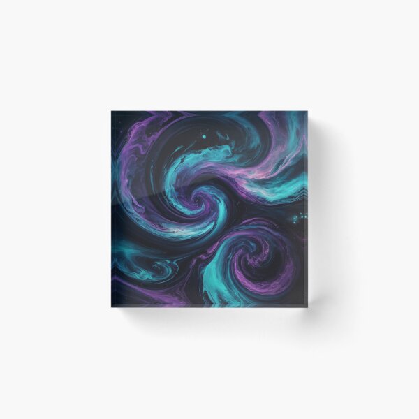 Item preview, Cosmic Black Marble – Nebula Glow Abstract Texture designed and sold by Thompika.