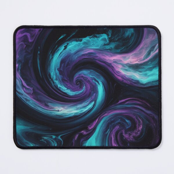 Item preview, Cosmic Black Marble – Nebula Glow Abstract Texture designed and sold by Thompika.