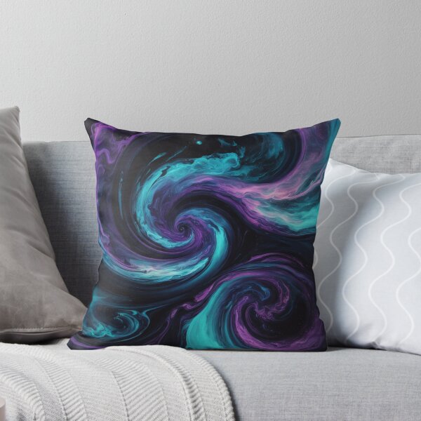 Item preview, Cosmic Black Marble – Nebula Glow Abstract Texture designed and sold by Thompika.