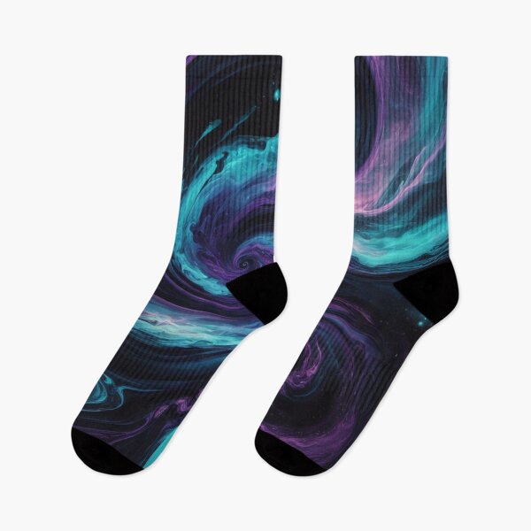 Item preview, Cosmic Black Marble – Nebula Glow Abstract Texture designed and sold by Thompika.