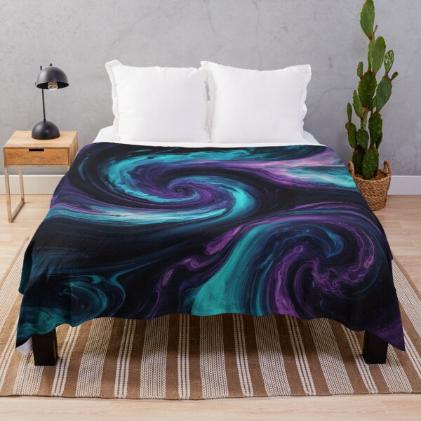 Item preview, Cosmic Black Marble – Nebula Glow Abstract Texture designed and sold by Thompika.