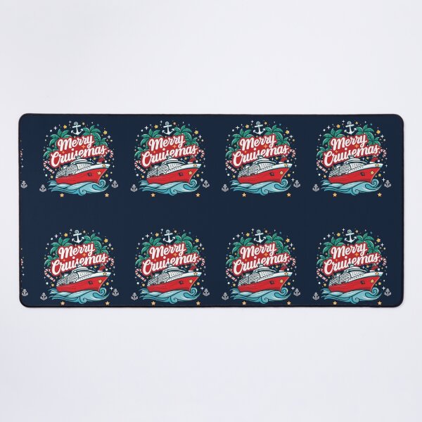Item preview, Merry Cruisemas – Christmas Cruise Ship Art designed and sold by Artishal.
