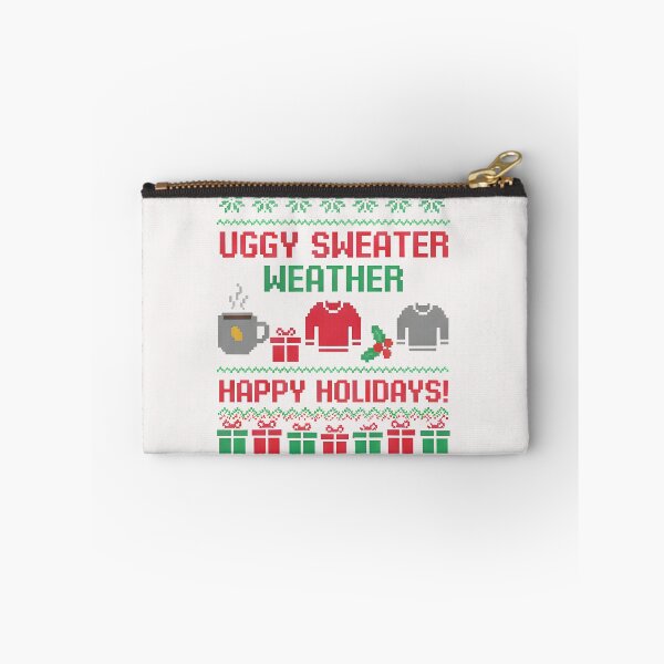 Item preview, Ugly Sweater Weather Christmas Shirt – Cozy Retro Pixel Happy Holidays Ugly Sweater Party Gift designed and sold by wellie-chic.