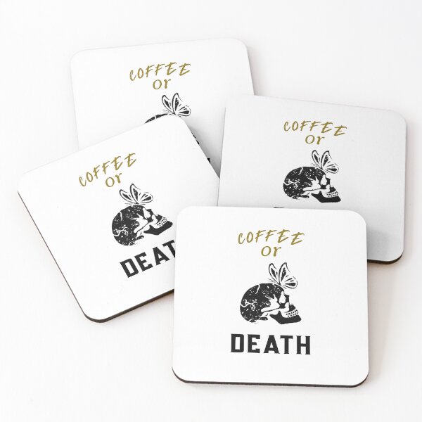 Item preview, Coffee or Death designed and sold by 3 Little Monkeys.