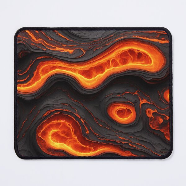 Item preview, Molten Lava Marble – Glowing Volcanic Energy Art designed and sold by Thompika.
