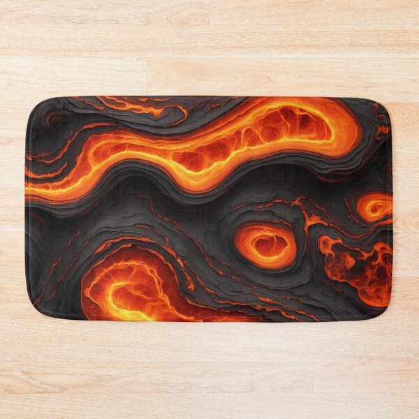 Item preview, Molten Lava Marble – Glowing Volcanic Energy Art designed and sold by Thompika.