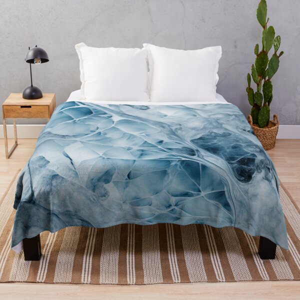 Item preview, Icy Marble Texture – Frozen Crystal Winter Art designed and sold by Thompika.
