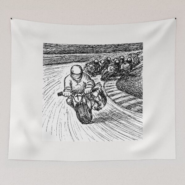 Item preview, The Motorcicle Race Original Bevilaqua Ink #2 designed and sold by Helios Be. Lavsh.