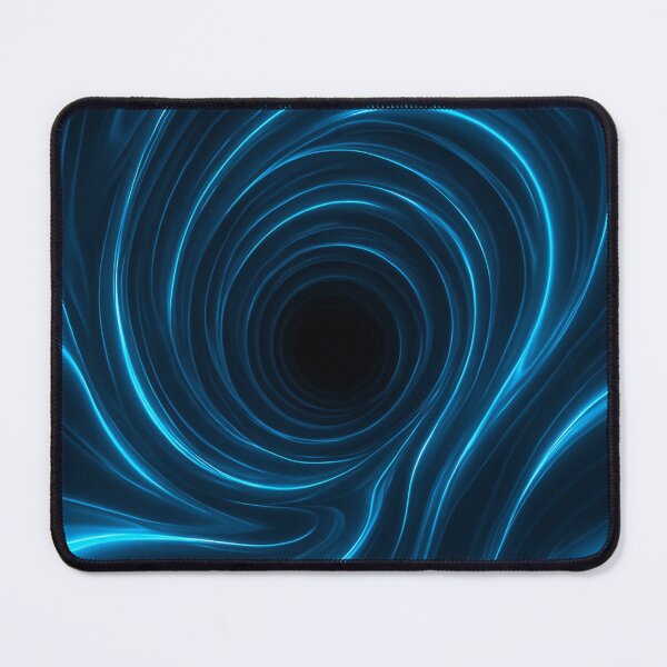 Item preview, Neon Blue Water Tunnel Liquid Flow Abstract Illusion designed and sold by Eric’s Creative Corner.