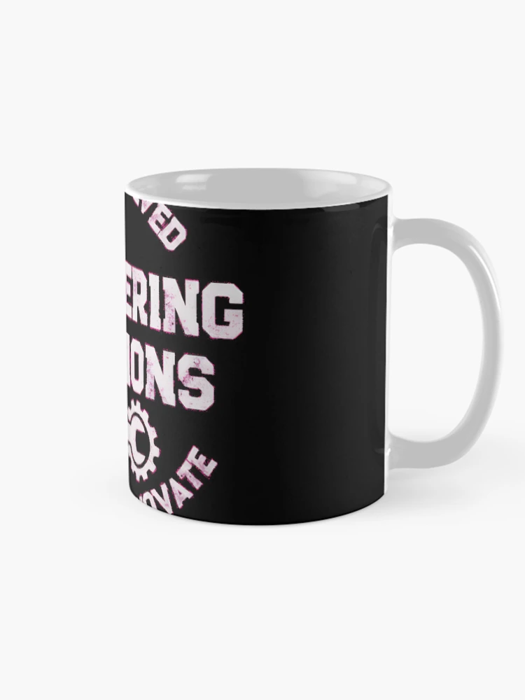 Thumbnail 3 of 6, Coffee Mug, Engineering Solutions Problem Solved Build Create Innovate designed and sold by AbcDigs Studio.