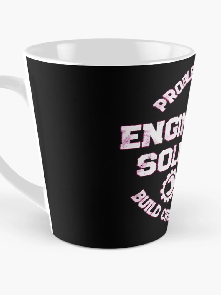 Thumbnail 3 of 4, Coffee Mug, Engineering Solutions Problem Solved Build Create Innovate designed and sold by AbcDigs Studio.