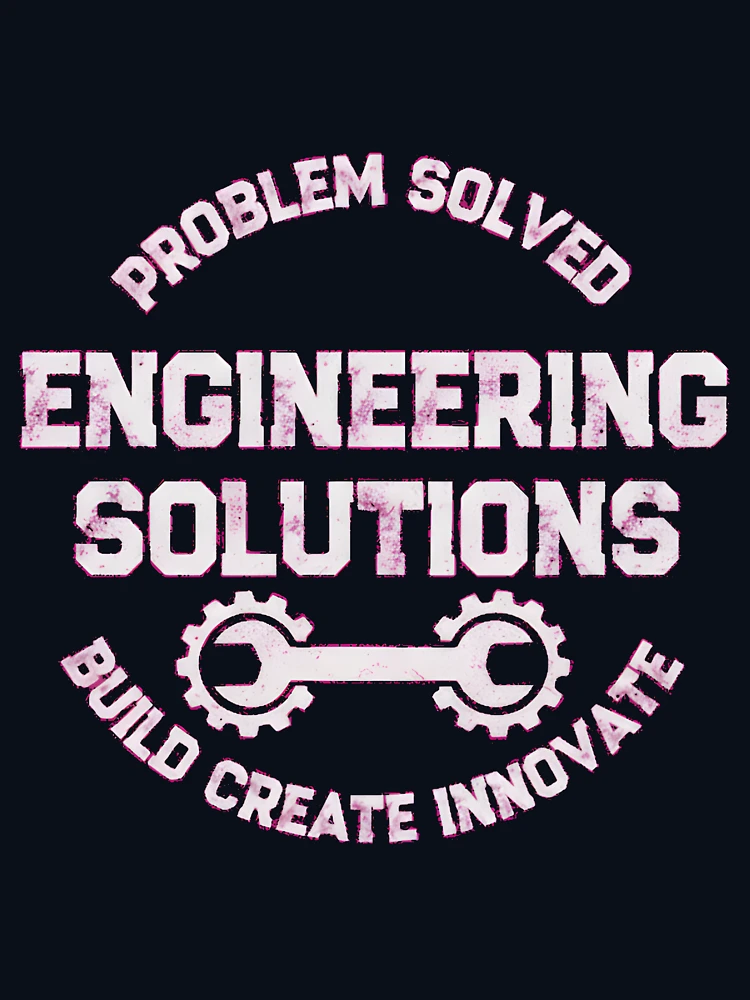 Thumbnail 6 of 6, Pullover Hoodie, Engineering Solutions Problem Solved Build Create Innovate designed and sold by AbcDigs Studio.