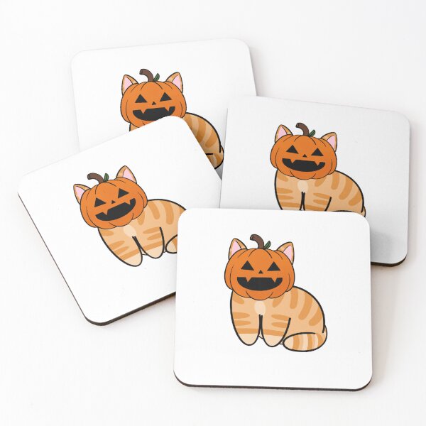 Item preview, Pumpkin cat designed and sold by mentalcrafts.