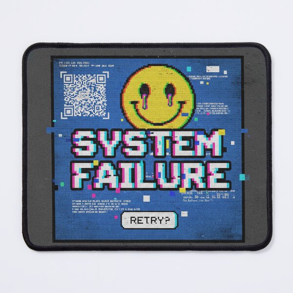 Item preview, SYSTEM FAILUTE, RETRY? designed and sold by Parallax Grafica.