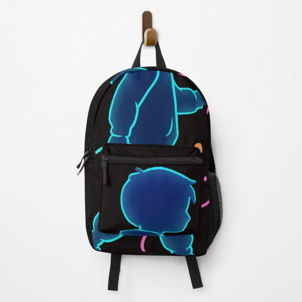Item preview, Neon Futuristic Boy Silhouette – Glowcore Walking Sticker | Cyber Aesthetic Hoodie & Phone Case Design | Will Byers Vibe & Heated Rivalry Mood designed and sold by zevorgue.