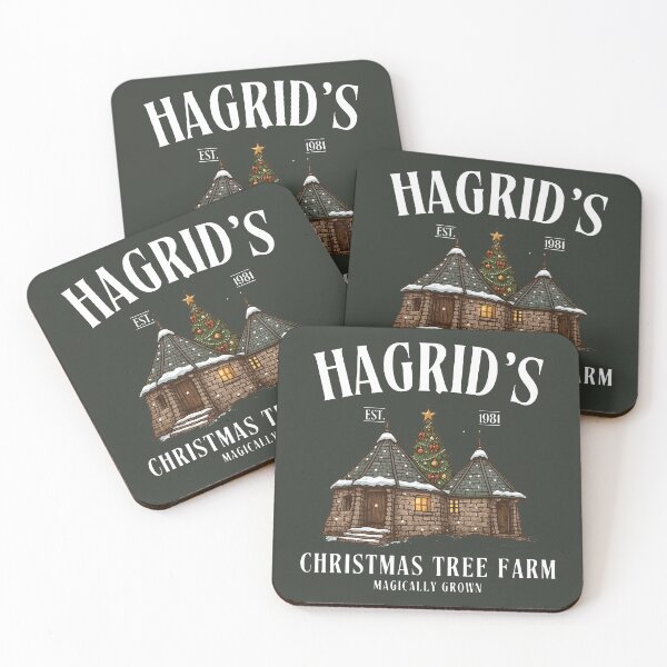 Item preview, Hagrid’s Christmas Tree Farm - Funny Harry Potter Wizard Christmas designed and sold by misslouve23.