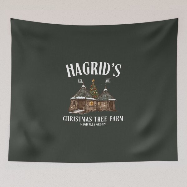 Item preview, Hagrid’s Christmas Tree Farm - Funny Harry Potter Wizard Christmas designed and sold by misslouve23.