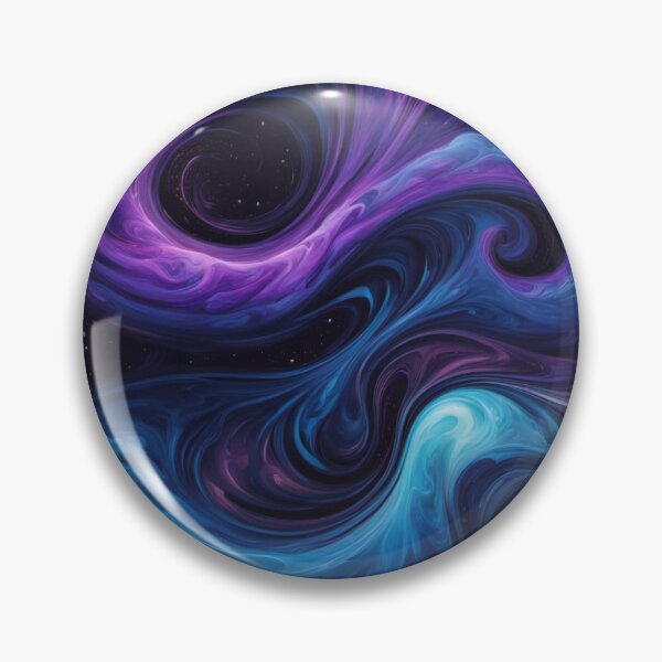 Item preview, Cosmic Black Marble – Nebula Glow Abstract Texture designed and sold by Thompika.