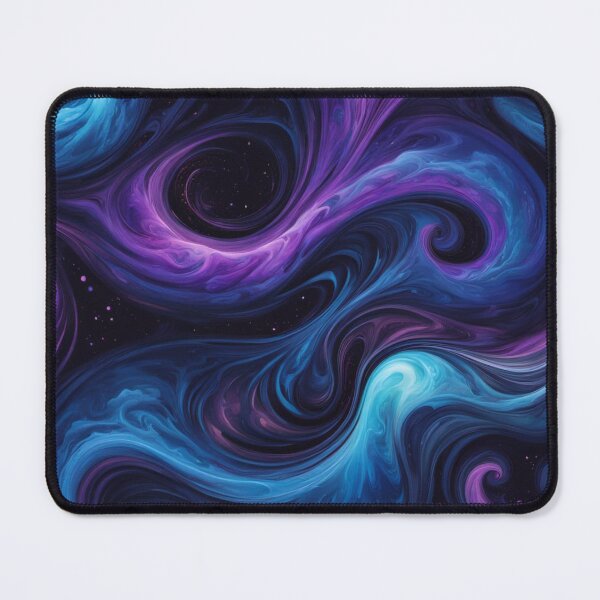 Item preview, Cosmic Black Marble – Nebula Glow Abstract Texture designed and sold by Thompika.