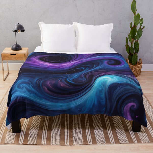 Item preview, Cosmic Black Marble – Nebula Glow Abstract Texture designed and sold by Thompika.