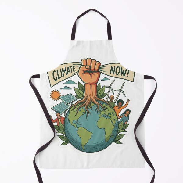Item preview, Climate Now! Global Action and Renewable Energy Fist designed and sold by Wear2Transform.