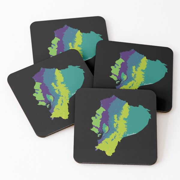 Item preview, Sketching Color Into the Earth - Ecuador designed and sold by AceMaps7.