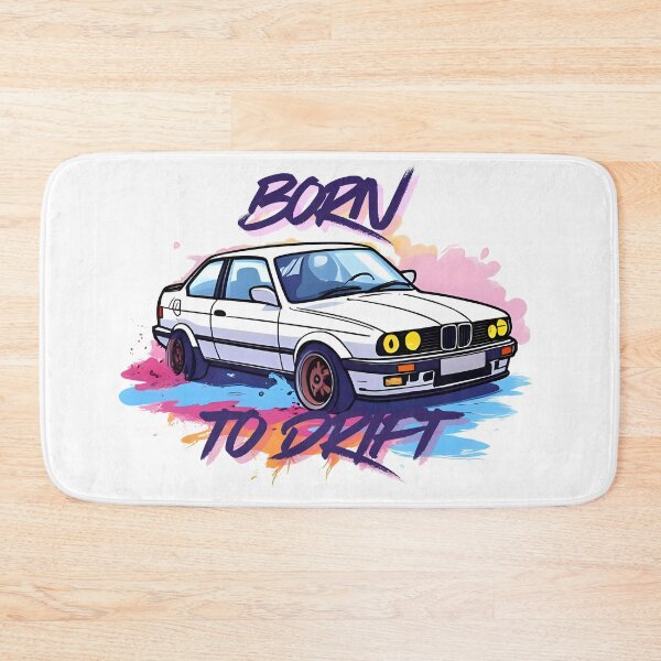 Item preview, Born To Drift Youngtimer Sport Coupe Car Art oldschool designed and sold by CarolynT95.